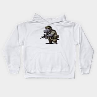 Tactical Hippo Kids Hoodie